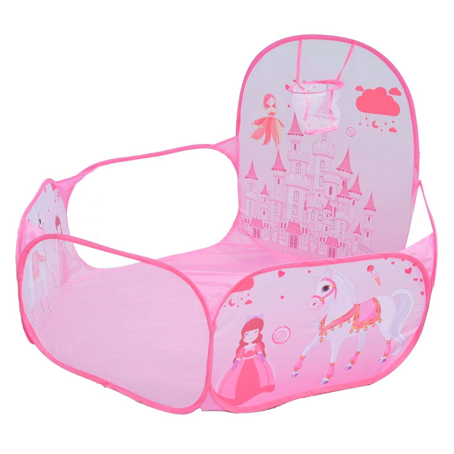 Children's Ball Pool Play House Children's Toy tent Folding girls Pink Princess Castle Children's room Decorated ball pool toys